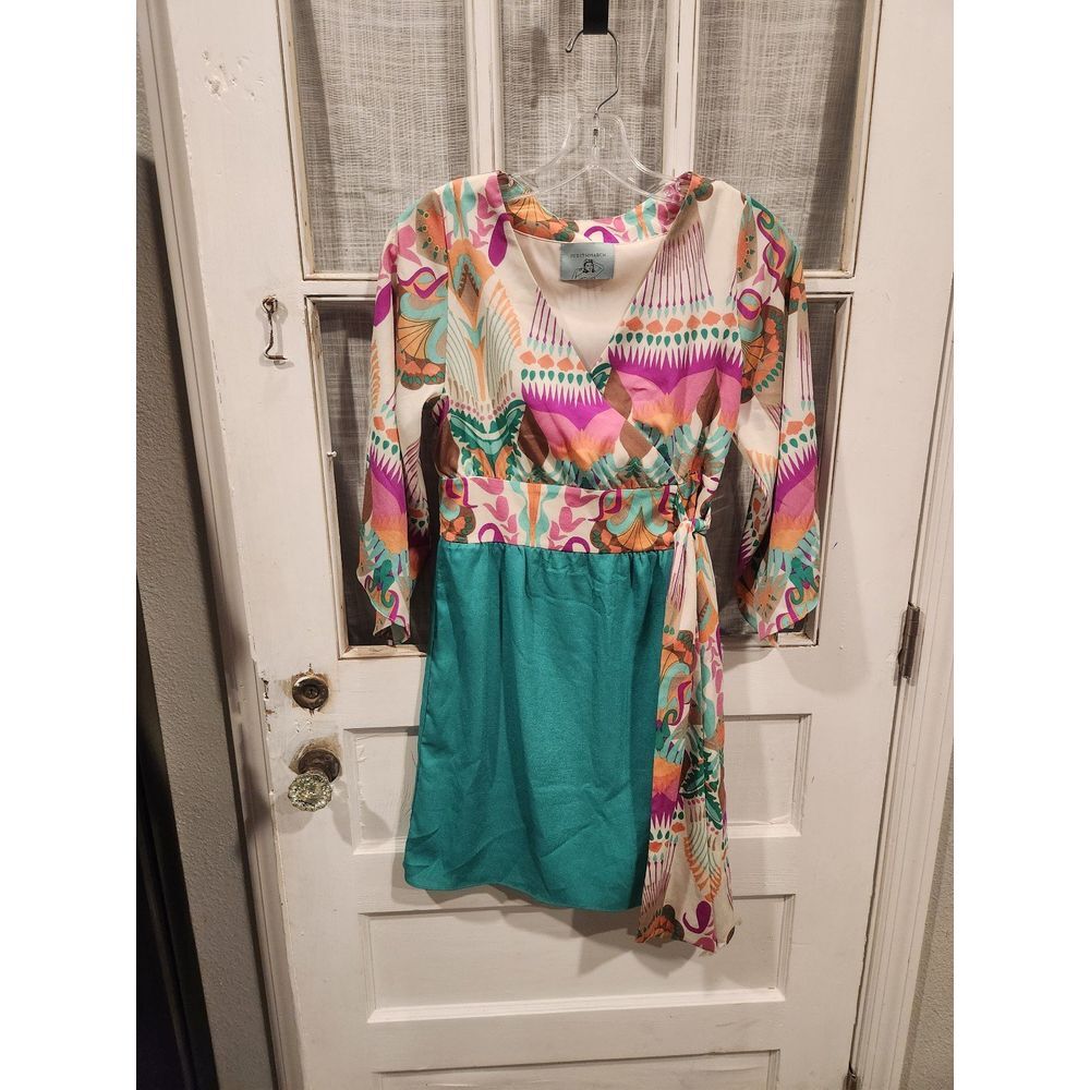 Judith March Made in USA Patterned Dress Women's Size‎ Small